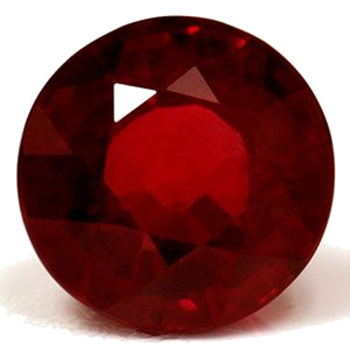 1.45 carat RED Round Rubinas (1)