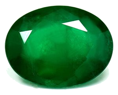 3.14 carat GREEN Oval Smaragdas (1)