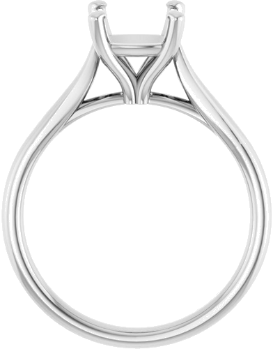 Sužadėtuvių Žiedas „Solitaire“ 950 Platinos Cushion 7mm (2)