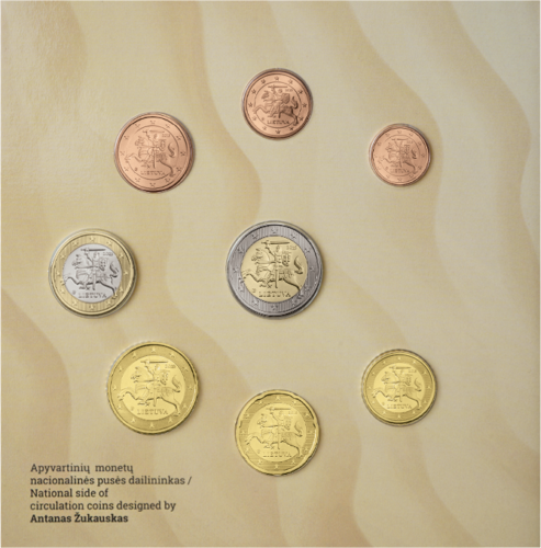 2023 Lithuania Klaipeda Euro Coin BU Set (3)