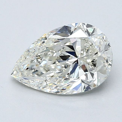 1.7 carat J-SI1 Natūralus Pear Deimantas (1)