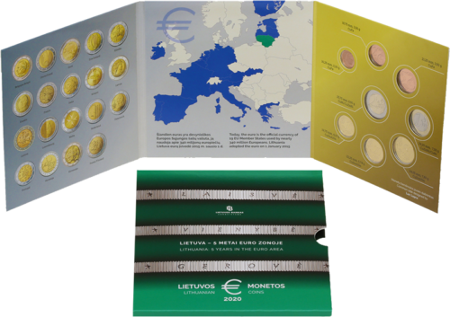 2020 Lietuva Euro monetų BU rinkinys (1)
