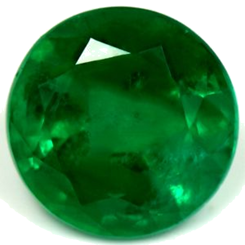 3.95 carat GREEN Round Smaragdas (1)