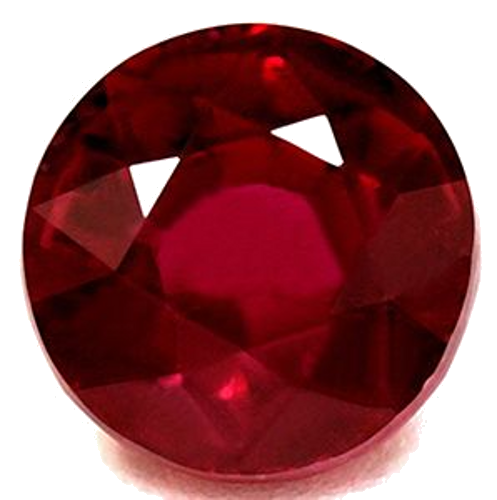 1.26 carat RED Round Rubinas (1)