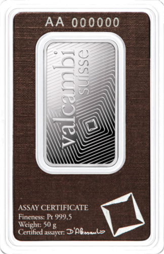 50 g Platinum Bar Valcambi (2)