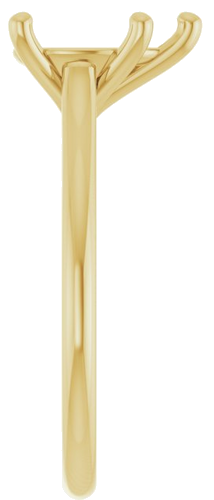 Sužadėtuvių Žiedas „Solitaire“ 585 Geltonojo Aukso Pear Shape 10mm x 7mm (4)