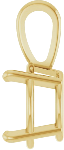 Pakabukas „Solitaire“ 585 Geltonojo Aukso Round 9.5mm (3)