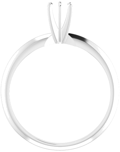 Sužadėtuvių Žiedas „Light Solitaire“ 585 Baltojo Aukso Round 3.5mm x 3.9mm (2)