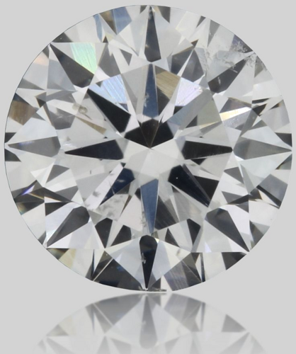 0.54 carat F-SI1 Very Good cut Natūralus Round Deimantas (1)