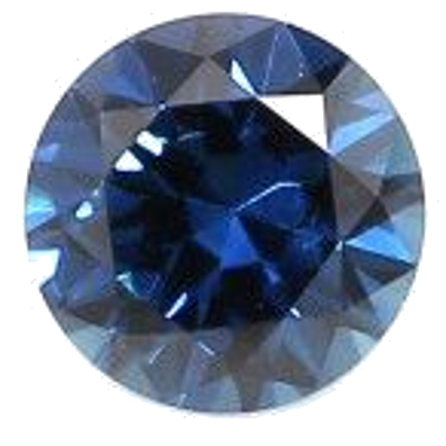 0.31 carat BLUE BRILLIANT cut Round Safyras (1)
