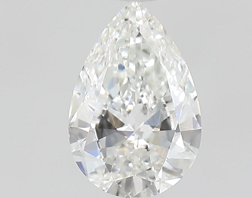 0.7 carat F-VS2 Natūralus Pear Deimantas (1)