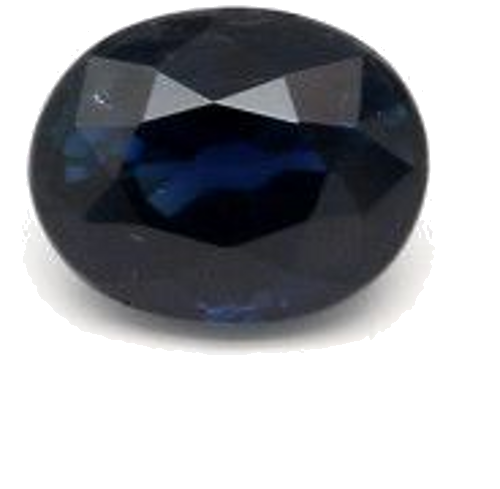 0.43 carat BLUE BRILLIANTSTEP cut Oval Safyras (1)