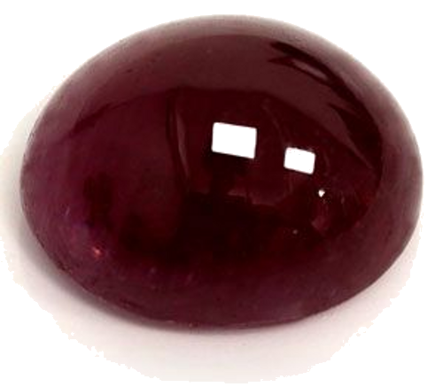 6.42 carat RED CABOCHON cut Oval Rubinas (1)