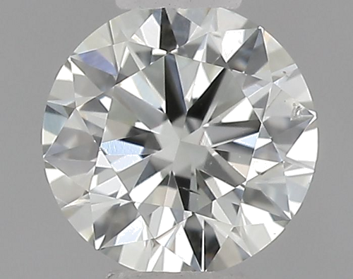 0.3 carat Very Light Yellow Green Yellow-SI1 GD cut Natūralus Round Deimantas (1)