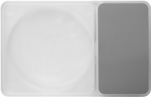 Kompatiškas didinamasis stiklas su LED apšvietimu 2,5x (3)