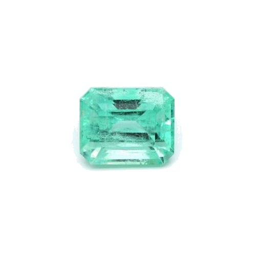 0.95 carat GREEN STEP cut Octagonal Smaragdas (1)