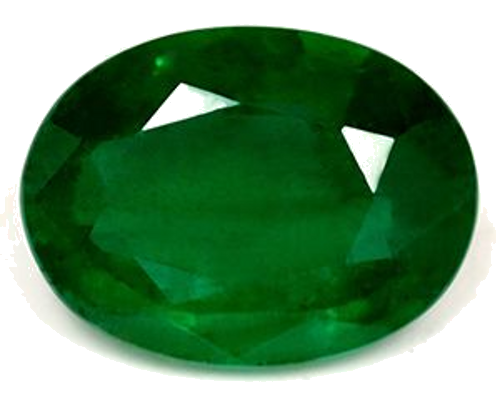 1.85 carat GREEN Oval Smaragdas (1)