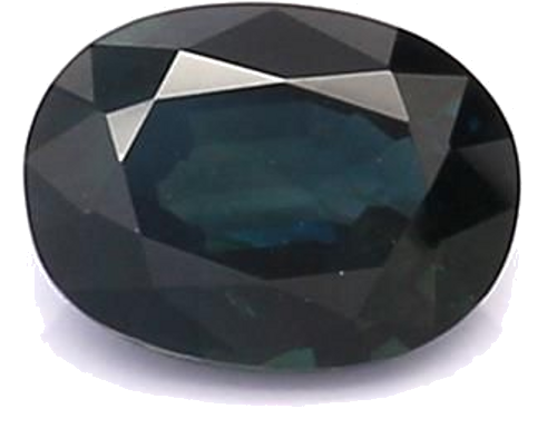 0.77 carat BLUE BRILLIANTSTEP cut Oval Safyras (1)