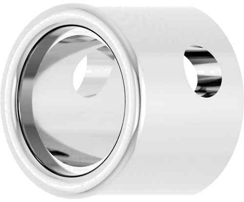 14K White 4.4 mm Round Bezel-Set Slide Pendant Mounting (2)