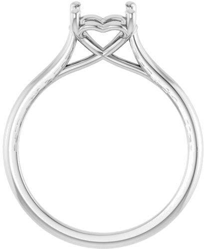 Sužadėtuvių Žiedas „Solitaire“ 585 Baltojo Aukso Square 5.5mm (2)