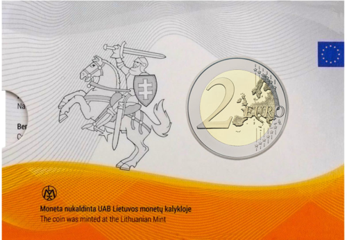2018 Lithuania 100th anniversary of the Baltic States 2 euro BU coin in coincard (3)