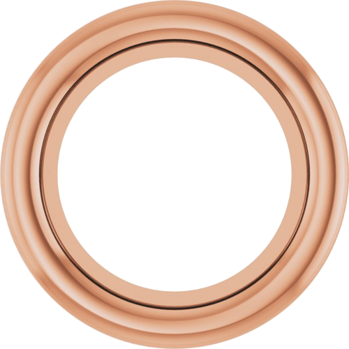 Pakabukas „Solitaire“ 585 Rožinis Aukso Round 4.4mm (1)