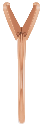 Sužadėtuvių Žiedas „Solitaire“ 585 Rožinis Aukso Round 9mm (4)