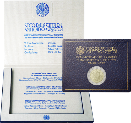 2022 Vatican City Mother Teresa €2 coin (4)