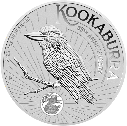 2025 Kookaburra Australija 1 oz sidabrinė moneta (1)