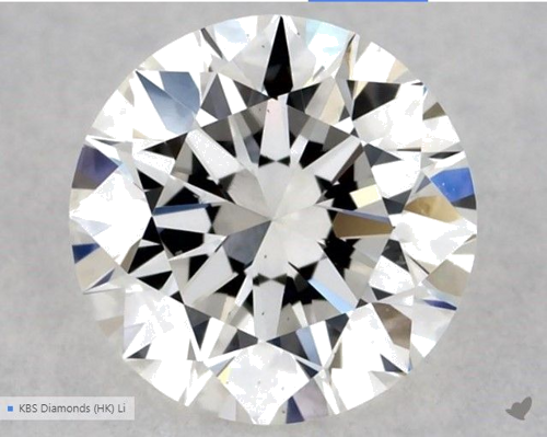 0.51 carat G-VS1 Excellent cut Natūralus Round Deimantas (1)