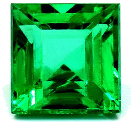 1.21 carat GREEN Square Smaragdas (1)