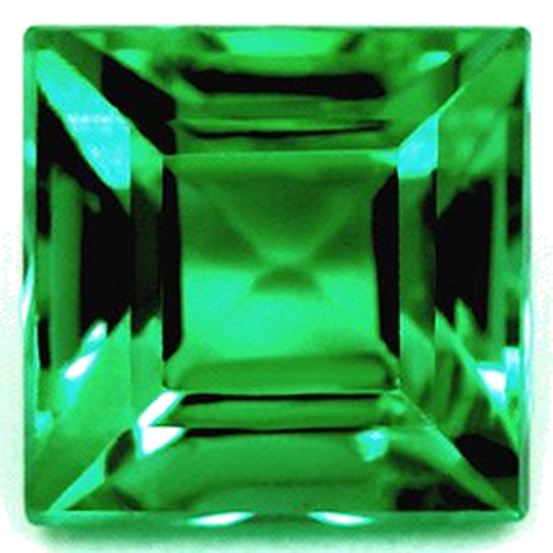 0.98 carat GREEN Square Smaragdas (1)