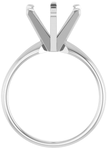 Sužadėtuvių Žiedas „Solitaire“ 585 Baltojo Aukso Oval 11mm x 9mm (2)