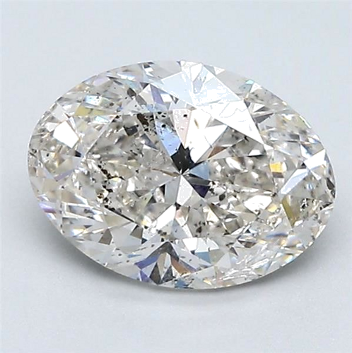 1.5 carat I-SI2 Natūralus Oval Deimantas (1)