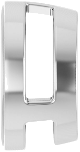 14K White 10 mm Round Slide Pendant Mounting (3)