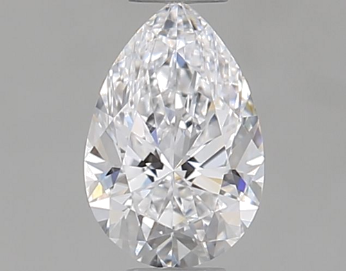 0.37 carat D-VVS1 Natūralus Pear Deimantas (1)