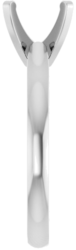 Sužadėtuvių Žiedas „Solitaire“ 585 Baltojo Aukso Round 8.2mm (4)
