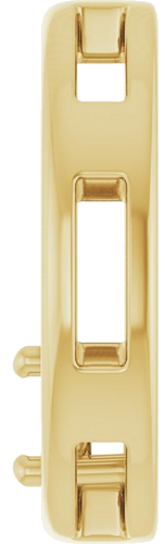 14K Yellow  4.1 mm Round Pendant Mounting (3)