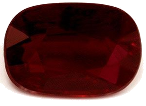 1.04 carat RED Cushion Rubinas (1)