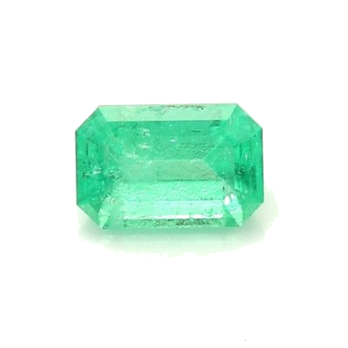 0.99 carat GREEN STEP cut Octagonal Smaragdas (1)
