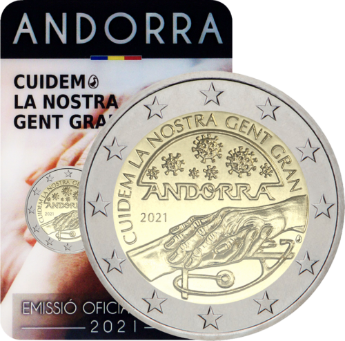 2021 Andoras Seniors € 2 BU monēta (1)
