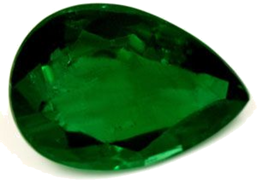 2.1 carat GREEN Pear Smaragdas (1)