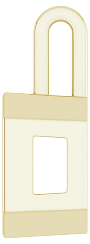 18K Yellow 9 mm Asscher Pendant Mounting (3)