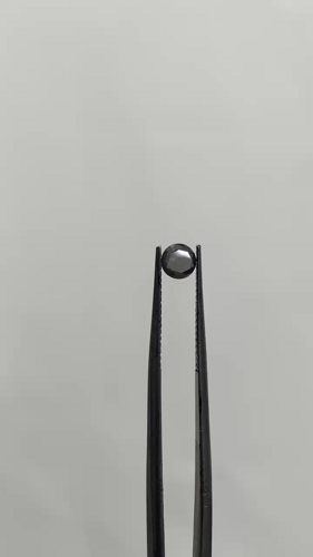 0.52 carat Fancy Black-VVS2 Excellent cut Natūralus Round Deimantas (1)