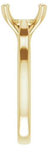 Sužadėtuvių Žiedas „Solitaire“ 585 Geltonojo Aukso Round 9mm (4)