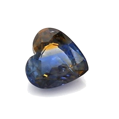 0.58 carat BLUE MODIFIEDBRILLIANTSTEP cut Heart Safyras (1)