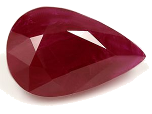 5.33 carat RED Pear Rubinas (1)