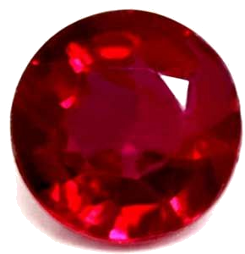 0.7 carat RED Round Rubinas (1)