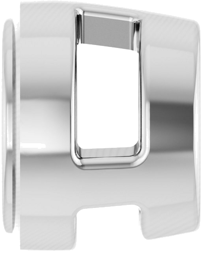 Sterling Silver 3.5 mm Round Slide Pendant Mounting (3)