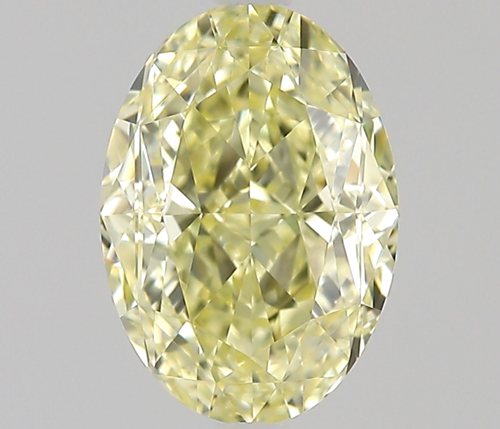 1.06 carat Fancy Yellow-IF Natūralus Oval Deimantas (1)